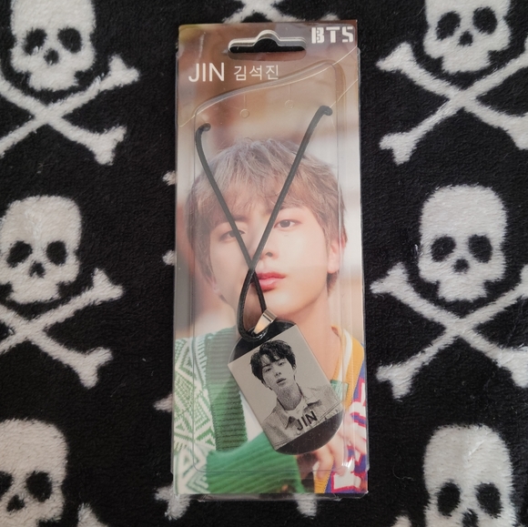 BTS JIN Stainless Steel Pendant Necklace Bangtan - Picture 3 of 5